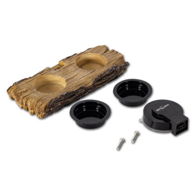 Rampa pro želvy a stromové krmítko 2v1