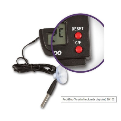 Digitální teploměr do terária SH105