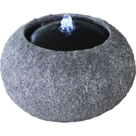 Kulatá fontána STONE LED s podsvícením