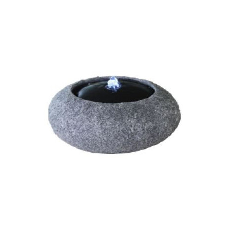 Oválná fontána s LED podsvícením