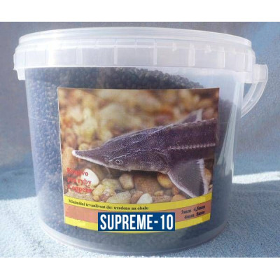 krmivo pro jesetery 3mm