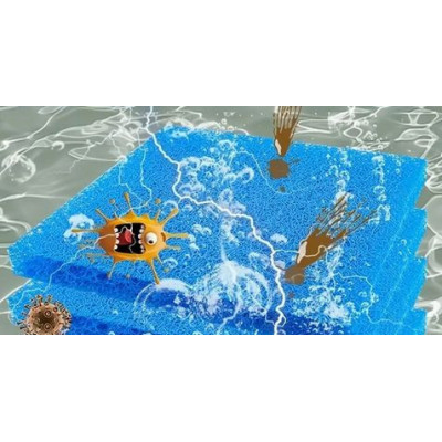 Bioakvacit filtrační pěna 200 x 100 x 5 cm PPI 10