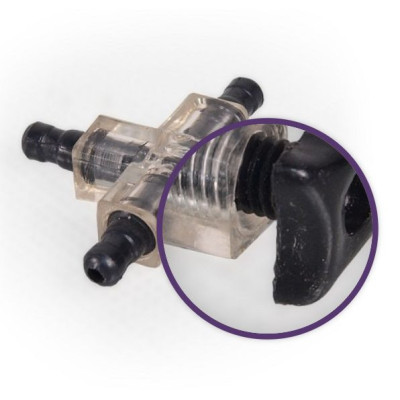 Rozvodka "+" s regulací plast hnědá, 1ks