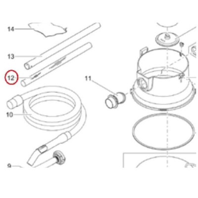 sací trubka Pondomatic