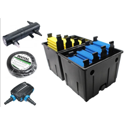 Set beztlakové filtrace pro jezírko do 50000l