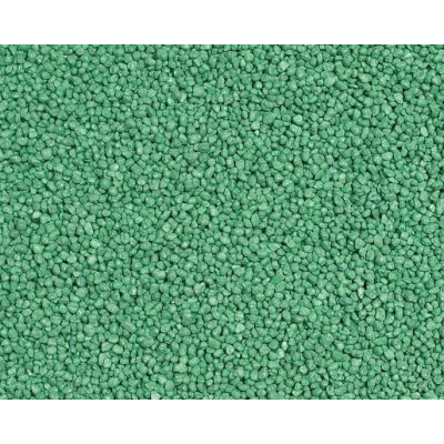 písek do akvária zelený