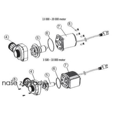 Aqua Nova NFPX-6500 motor