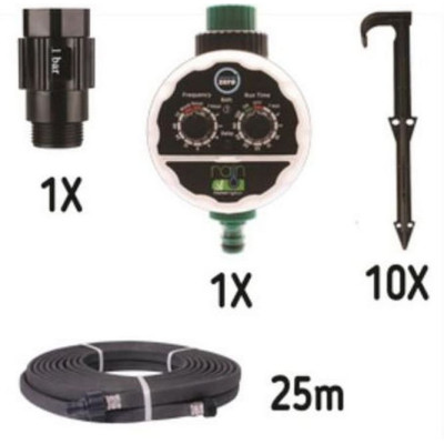 Zavlažovací set Zeleninová zahrada s kohoutkovou řídící jednotkou Zero