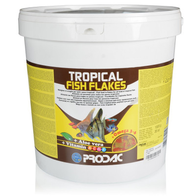 vločkové krmivo pro akvarijní ryby Prodac Tropical Flakes 10 l