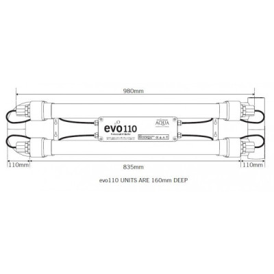 UV zářič Evo 110W
