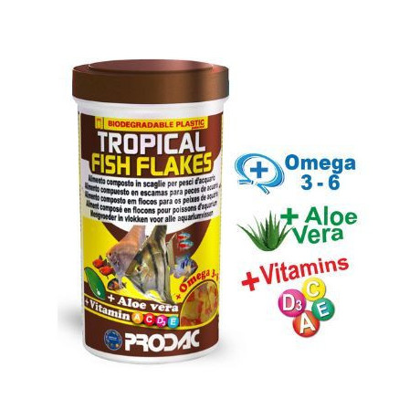 Prodac Tropical Fish Flakes 250ml