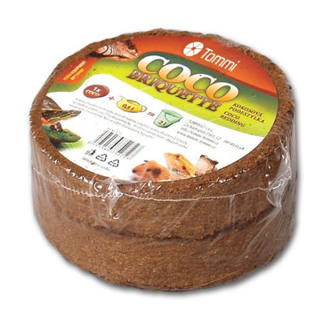 podestýlka do terária coco briquettes