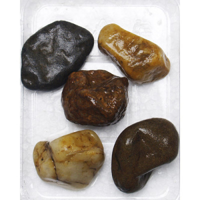 Akvarijní písek č.9 hnědé oblázky