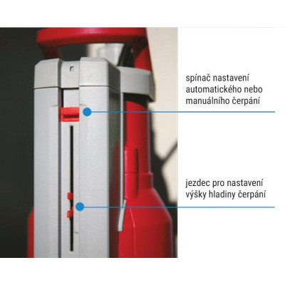 čerpadlo s integrovaným plovákem Draft 900