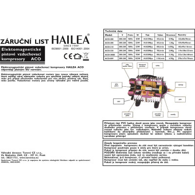 návod Hailea ACO 308