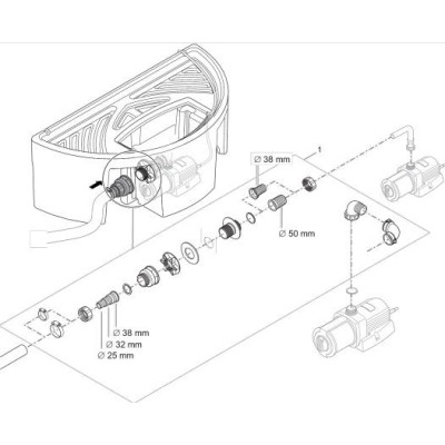 nádoba k vodopádu Waterfall