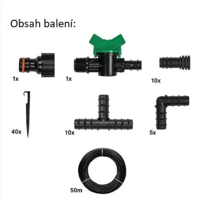 Sada kapkové závlahy Bradas 50 m