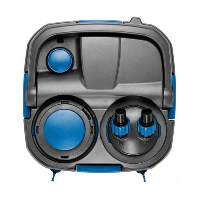 pohled na akvarijní filtr se shora