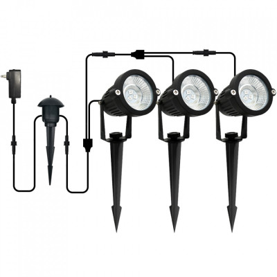 INVITAL LED jezírkové osvětlení 3ks