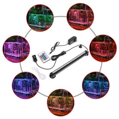 LED vzduchovací opona 24 cm s osvětlením