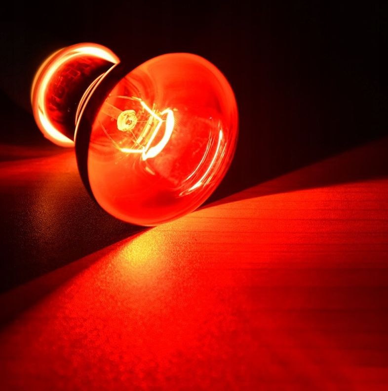 topná žárovka s infračerveným světlem