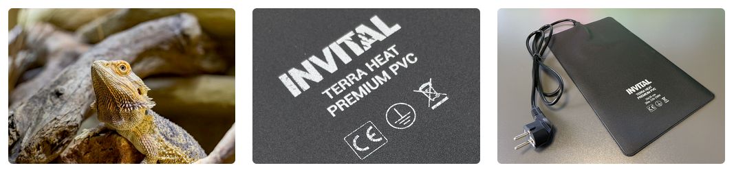 výhřevné desky Invital pro teraristiku