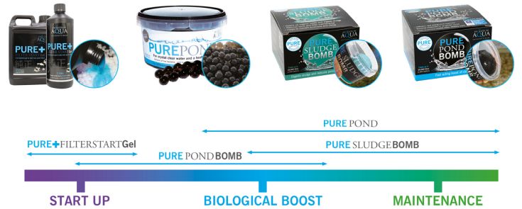 aplikace bakteriálních přípravků do jezírka