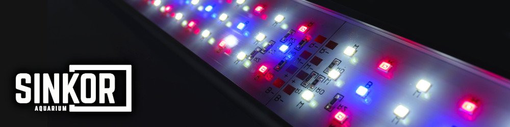 Osvětlovací rampa 30cm Sinkor s barevnými LED diodami