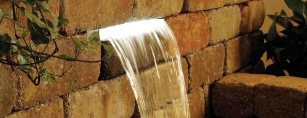 vodopád pontec k vestavbě do zdi